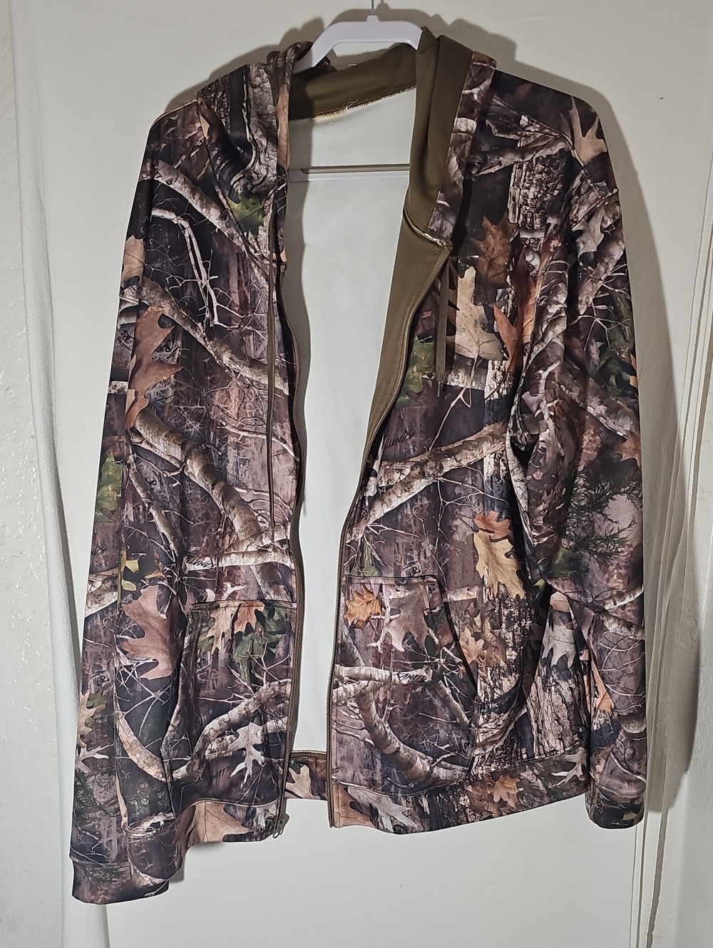 RedHead Men's Camouflage Hooded Field Jacket - Brown/Green